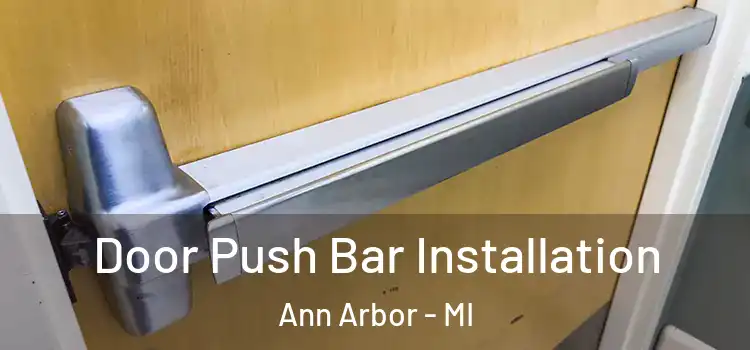  Door Push Bar Installation Ann Arbor - MI